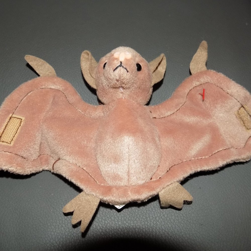 Batty TY Beanie Baby Tag Reads 10/29/96, Errors:1996/1997 NEW
